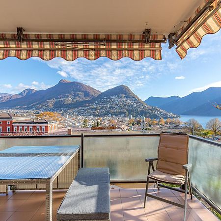 Imperial Of Lugano 4 With A Lake View Behind The Station And 10 Min From The Lake 아파트 외부 사진