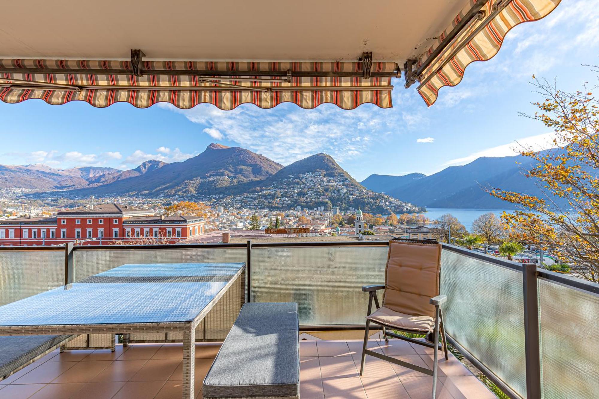 Imperial Of Lugano 4 With A Lake View Behind The Station And 10 Min From The Lake 아파트 외부 사진