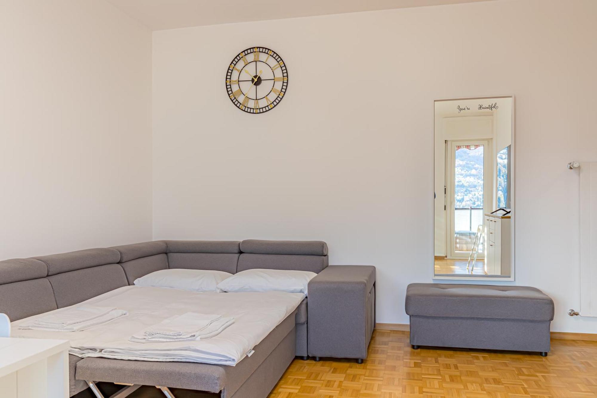 Imperial Of Lugano 4 With A Lake View Behind The Station And 10 Min From The Lake 아파트 외부 사진